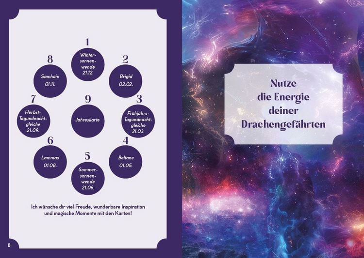 Produktbild: Orakel-Kartenset: Drachen-Orakel | Nutze die Energie deiner Drachengef&auml;hrten und sp&uuml;re die Kraft des Universums