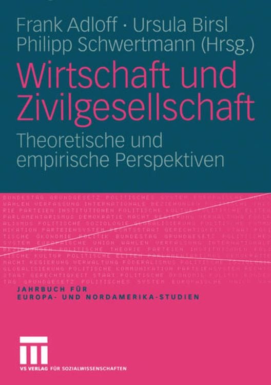 Produktbild: Wirtschaft und Zivilgesellschaft
