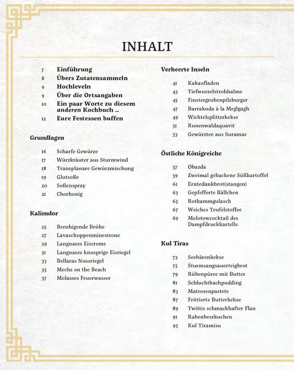 Produktbild: World of Warcraft: Neue Gen&uuml;sse aus Azeroth - Das offizielle Kochbuch