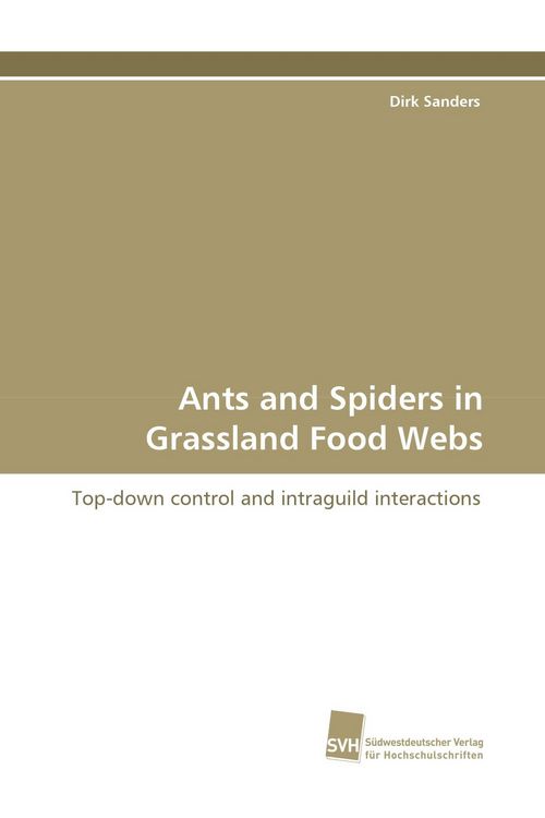 Produktbild: Ants and Spiders in Grassland Food Webs