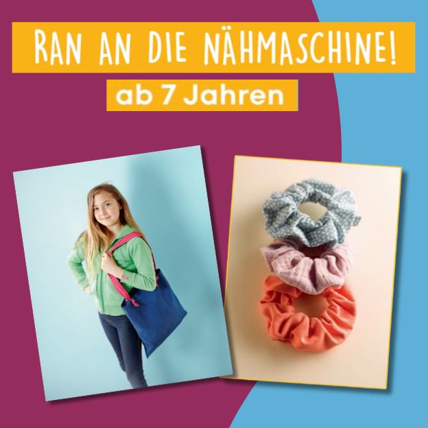 Produktbild: Kreativstart Kids N&auml;hen. Anleitungsbuch und Material