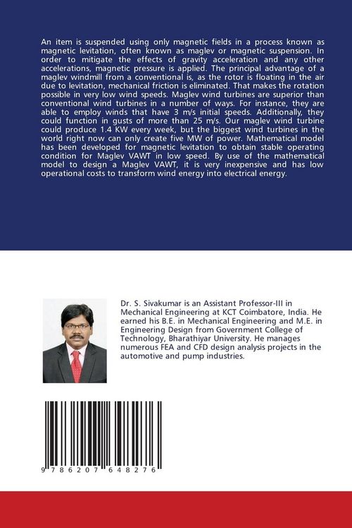 Produktbild: Enhancing Wind Energy: Design and Fabrication of a Magnetic Levitation