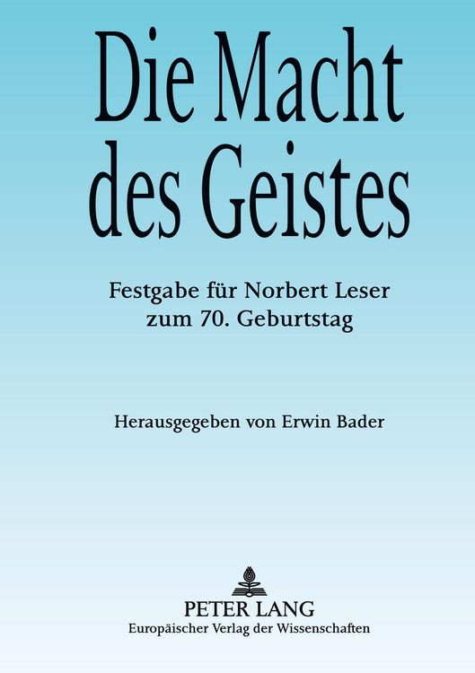 Produktbild: Die Macht des Geistes