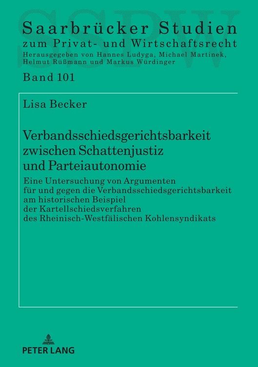 Produktbild: Verbandsschiedsgerichtsbarkeit zwischen Schattenjustiz und Parteiautonomie