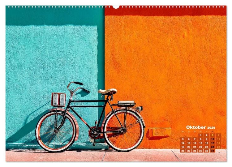 Produktbild: Die Welt in Orange (Wandkalender 2026 DIN A2 quer), CALVENDO Monatskalender
