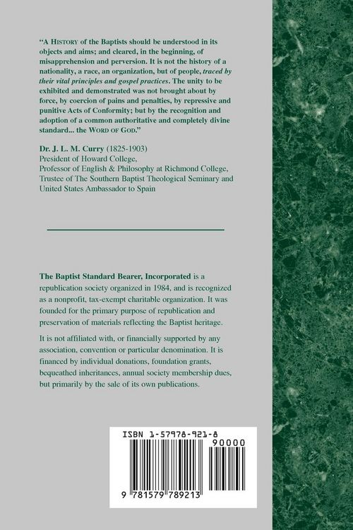 Produktbild: A History of the Baptists