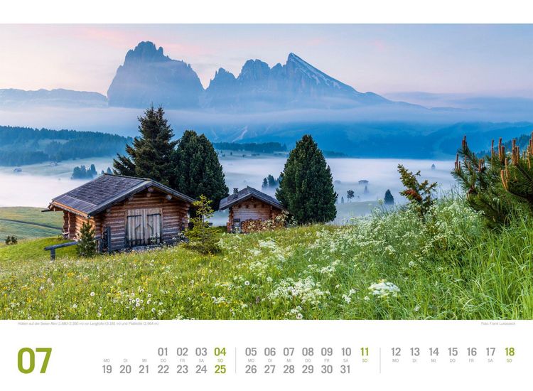 Produktbild: S&uuml;dtirol ReiseLust Kalender 2027 | von Bozen bis zu den drei Zinnen