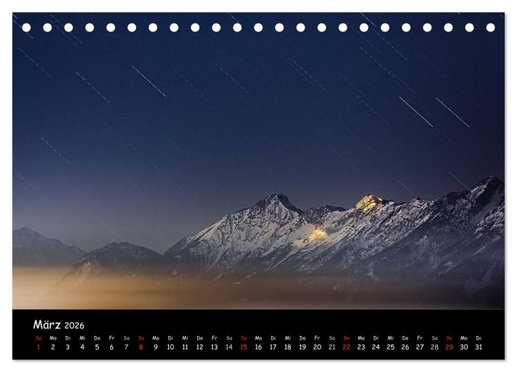 Produktbild: Tiroler Stimmungen (Tischkalender 2026 DIN A5 quer), CALVENDO Monatskalender