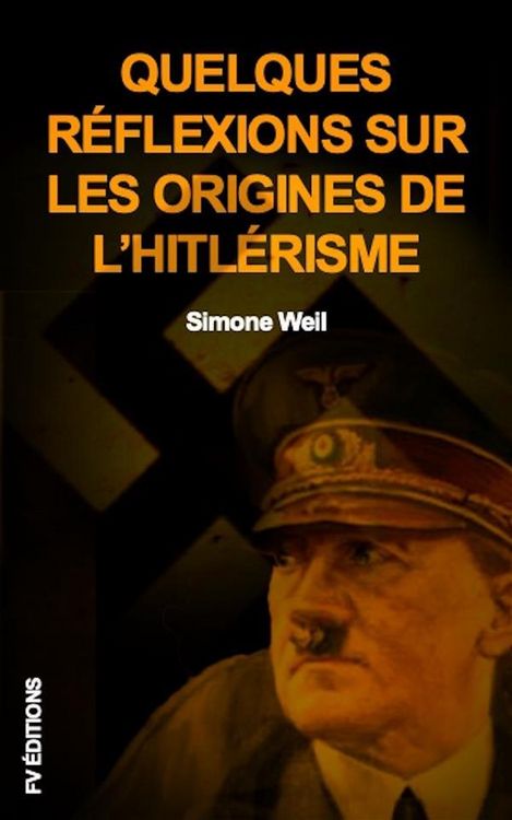 Produktbild: Quelques r&eacute;flexions sur les origines de l'hitl&eacute;risme