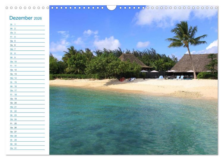 Produktbild: Franz&ouml;sisch-Polynesien - Trauminseln im S&uuml;dpazifik (Wandkalender 2026 DIN A3 quer), CALVENDO Monatskalender