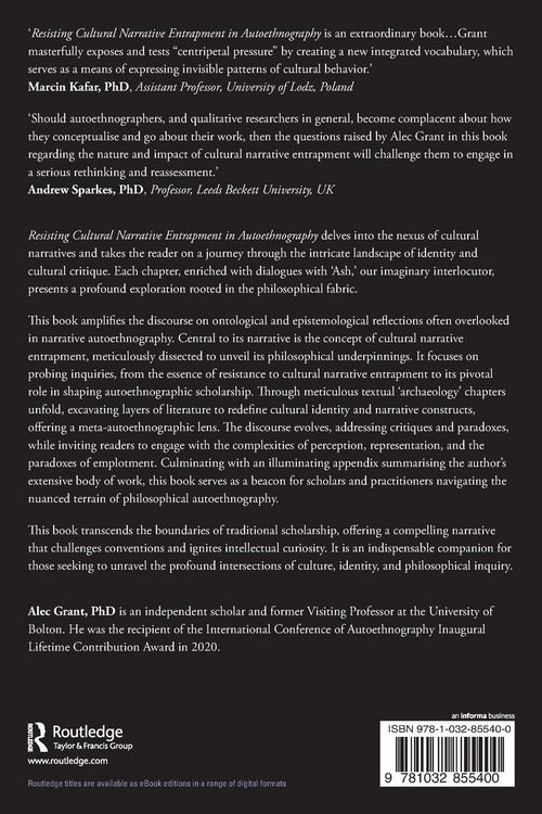 Produktbild: Resisting Cultural Narrative Entrapment in Autoethnography