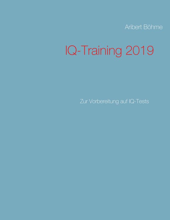 Produktbild: IQ-Training 2019