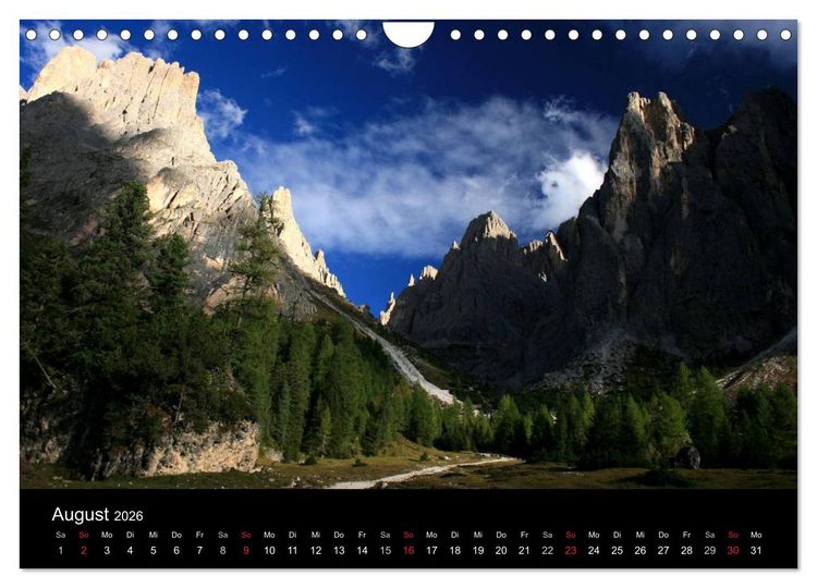 Produktbild: Alpe di Siusi - Seiser Alm (Wandkalender 2026 DIN A4 quer), CALVENDO Monatskalender