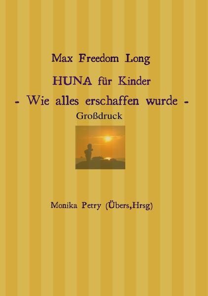 Produktbild: HUNA f&uuml;r Kinder (Gro&szlig;druck)