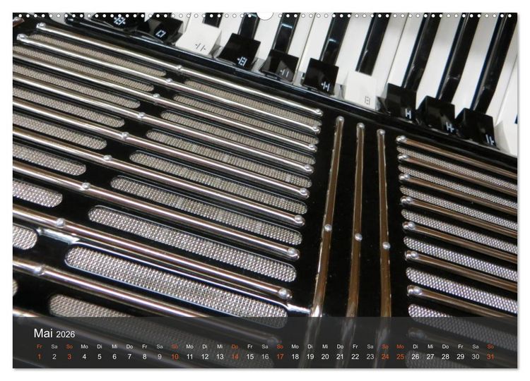 Produktbild: Instrumenten Perspektiven (Wandkalender 2026 DIN A2 quer), CALVENDO Monatskalender
