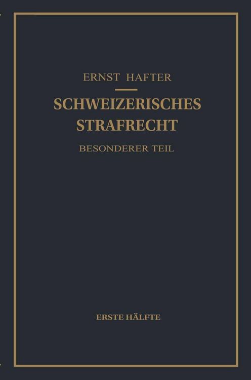 Produktbild: Schweizerisches Strafrecht. Besonderer Teil