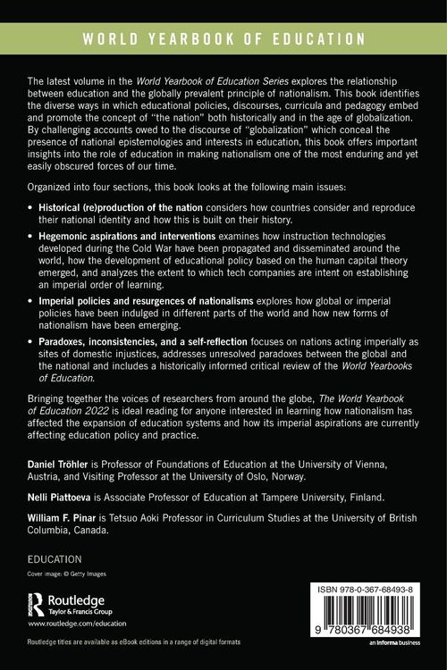 Produktbild: World Yearbook of Education 2022