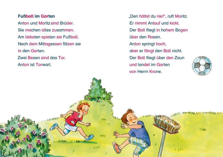 Produktbild: LESEMAUS zum Lesenlernen Sammelb&auml;nde: Starke Fu&szlig;ball-Silben-Geschichten