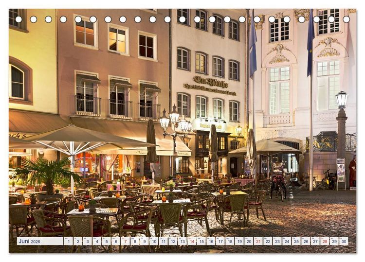 Produktbild: BONN f&uuml;r Nachtschw&auml;rmer (Tischkalender 2026 DIN A5 quer), CALVENDO Monatskalender