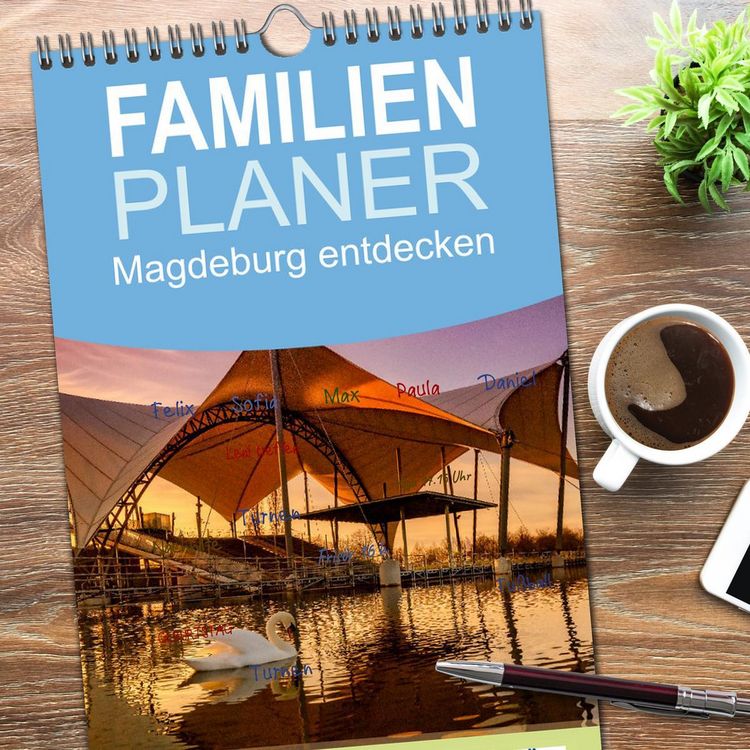 Produktbild: Familienplaner 2026 - Magdeburg entdecken mit 5 Spalten (Wandkalender, 21 x 45 cm) CALVENDO