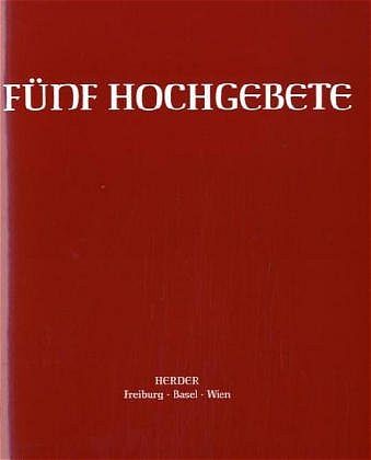 Produktbild: F&uuml;nf Hochgebete