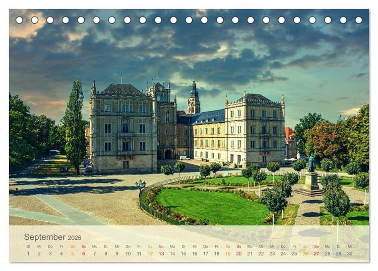 Produktbild: Coburg - oberfr&auml;nkisches Juwel (Tischkalender 2026 DIN A5 quer), CALVENDO Monatskalender