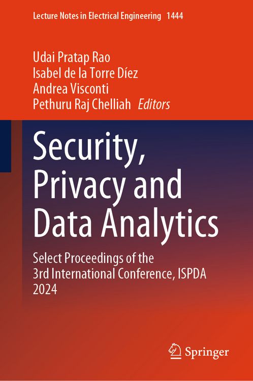 Produktbild: Security, Privacy and Data Analytics