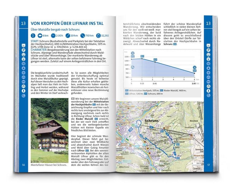 Produktbild: KOMPASS Wanderf&uuml;hrer Montafon, Arlberg, Silvretta, 60 Touren mit Extra-Tourenkarte