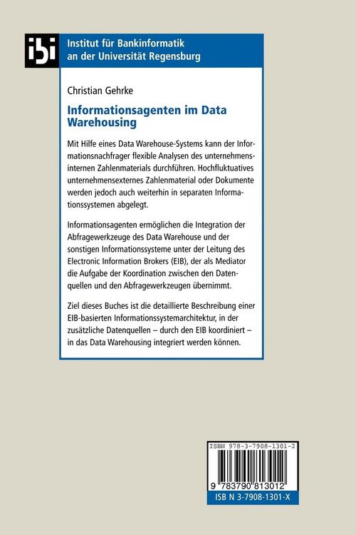 Produktbild: Informationsagenten im Data Warehousing