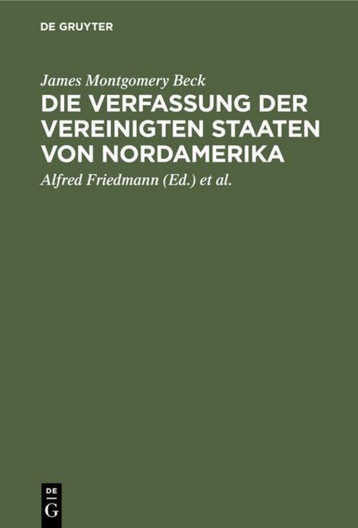 Produktbild: Die Verfassung der Vereinigten Staaten von Nordamerika