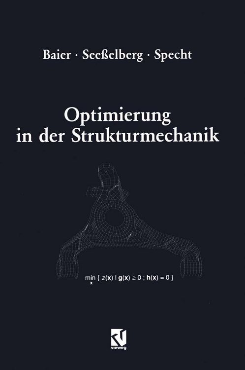 Produktbild: Optimierung in der Strukturmechanik
