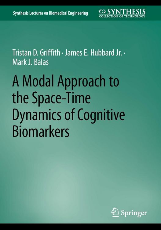 Produktbild: A Modal Approach to the Space-Time Dynamics of Cognitive Biomarkers