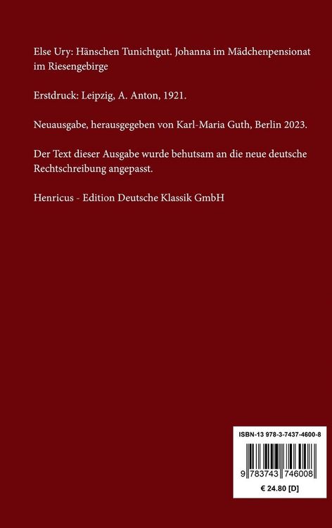 Produktbild: H&auml;nschen Tunichtgut