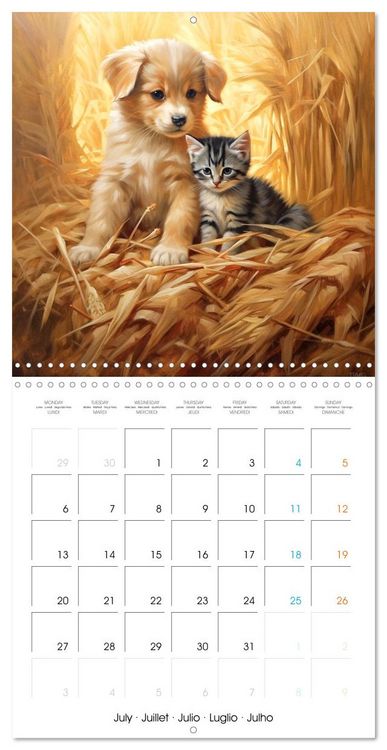 Produktbild: Instants craquants (Calendrier mural carr&eacute; 2026 30x30 cm) Calendrier double avec une page pour vos prises de notes