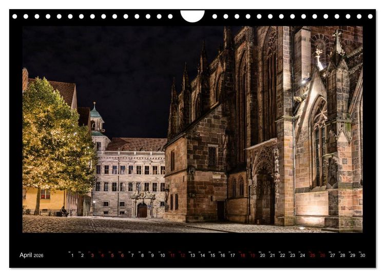 Produktbild: Historisches N&uuml;rnberg (Wandkalender 2026 DIN A4 quer), CALVENDO Monatskalender