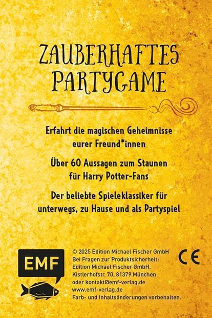 Produktbild: Kartenspiel: Ich hab noch nie ... f&uuml;r Harry Potter-Fans