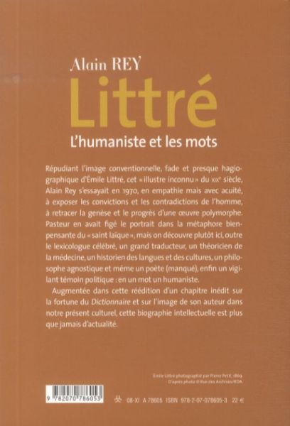 Produktbild: Littr&eacute; : l'humaniste et les mots