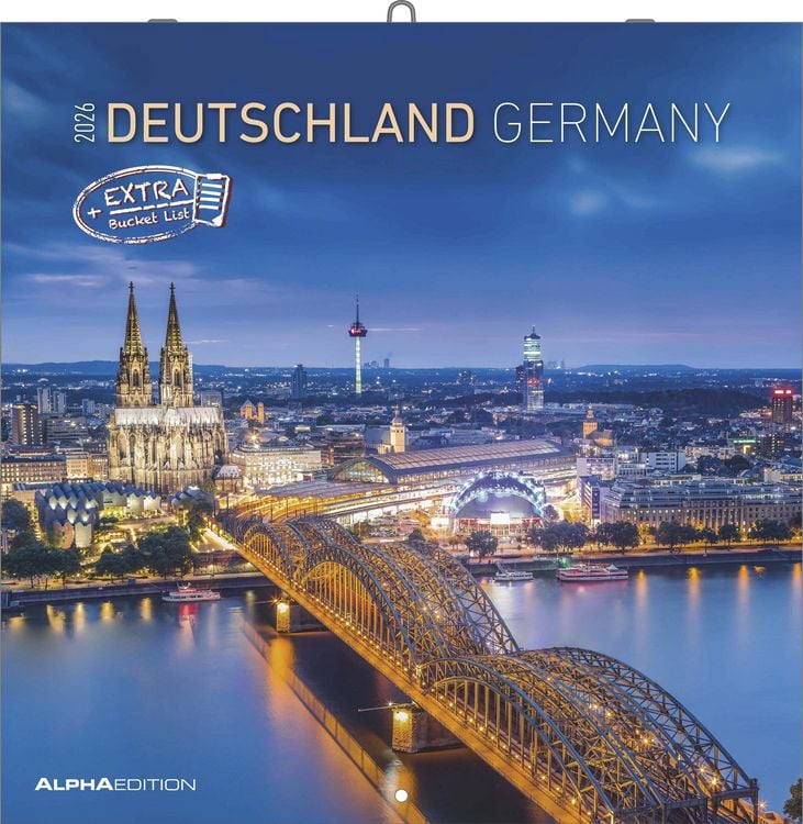 Bild vom Artikel Alpha Edition - Deutschland 2026 Broschürenkalender, 30x30cm, Wandkalender mit Platz für Notizen und Termine, 12 Motive aus Deutschland, Monatsübersic vom Autor Alpha Edition