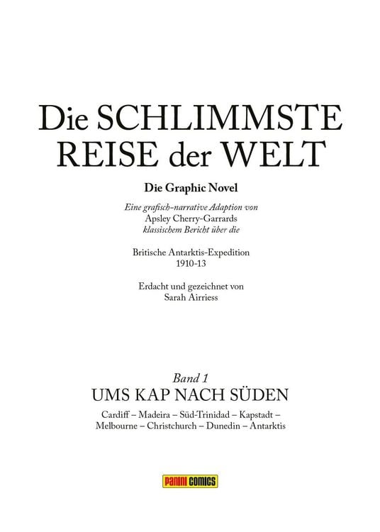 Produktbild: Die schlimmste Reise der Welt - Die Graphic Novel