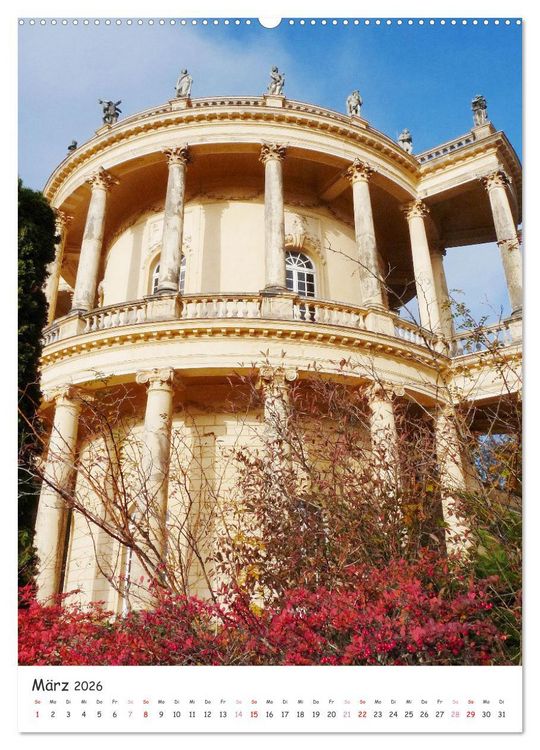 Produktbild: Der Park Sanssouci - ein Traum (Wandkalender 2026 DIN A2 hoch), CALVENDO Monatskalender