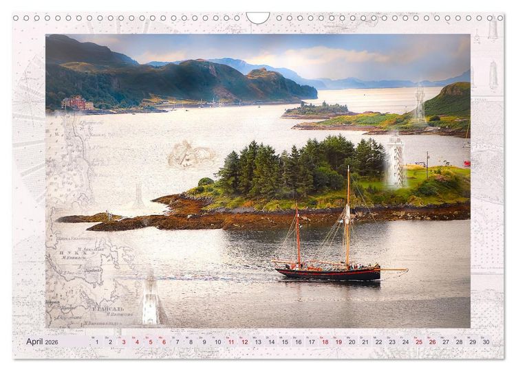Produktbild: Seekarten der Tr&auml;ume (Wandkalender 2026 DIN A3 quer), CALVENDO Monatskalender