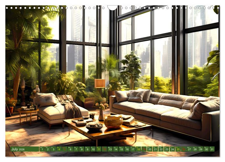 Produktbild: Nature Feeling - Urban Jungle (Wall Calendar 2026 DIN A3 landscape), CALVENDO 12 Month Wall Calendar