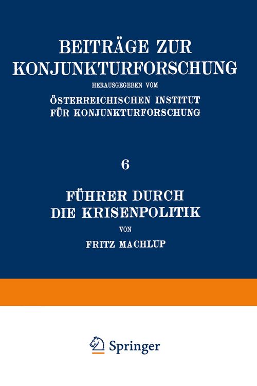 Produktbild: F&uuml;hrer Durch Die Krisenpolitik