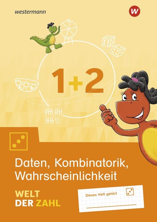 Produktbild: Welt der Zahl 1 / 2. Arbeitsheft Daten, Kombinatorik, Wahrscheinlichkeit