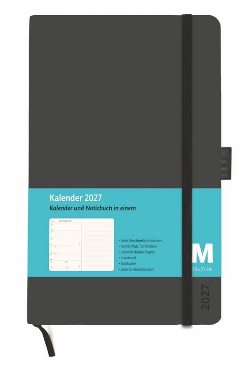 Produktbild: Kombitimer schwarz mittel 2027