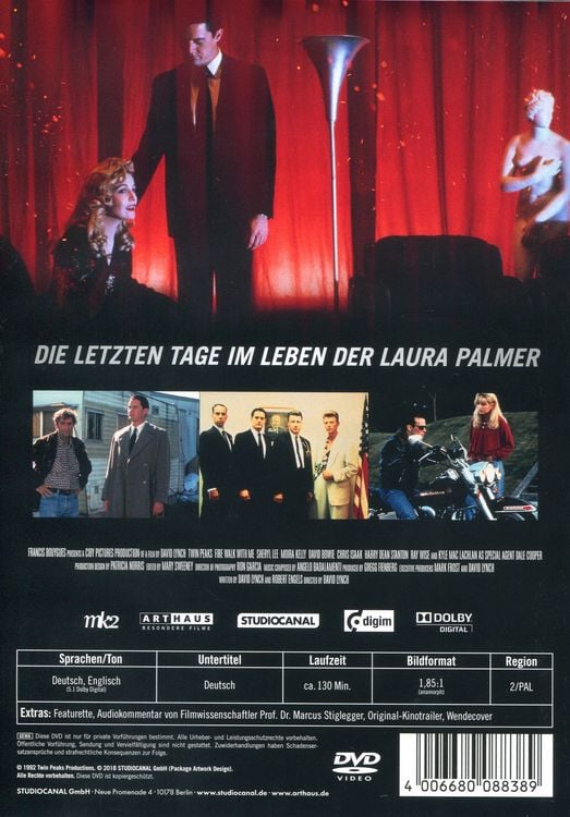 Produktbild: Twin Peaks - Der Film - Digital Remastered
