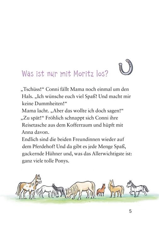 Produktbild: Conni Erz&auml;hlb&auml;nde 42: Conni und die wilden Pferde