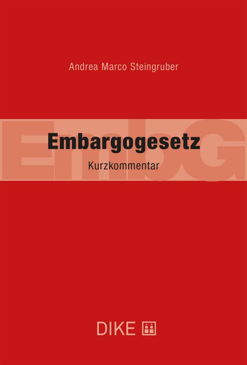 Produktbild: Embargogesetz