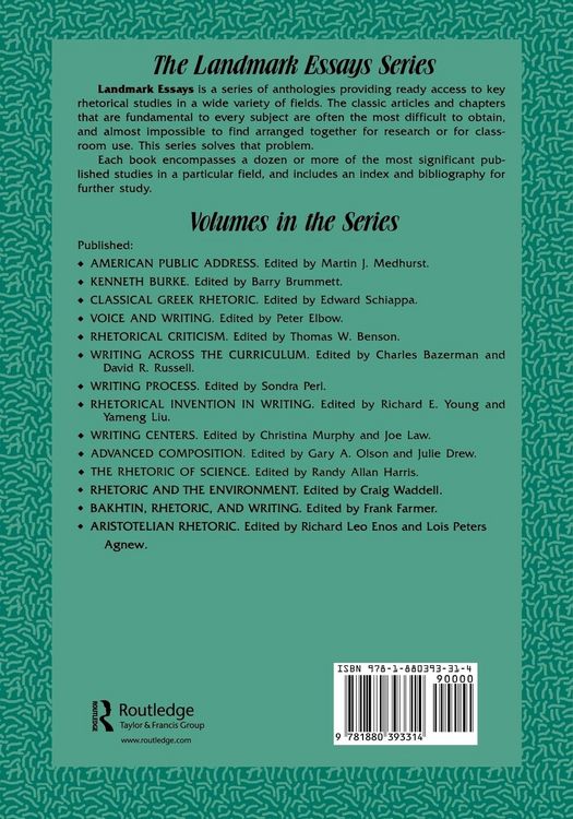 Produktbild: Landmark Essays on Bakhtin, Rhetoric, and Writing