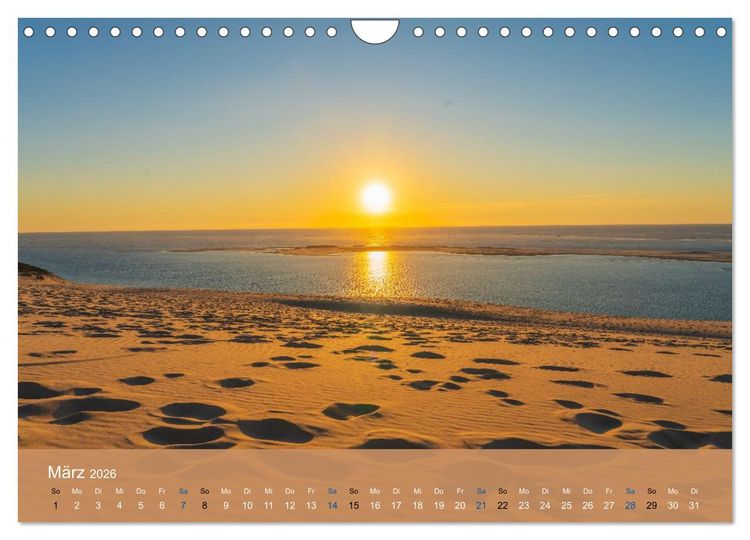 Produktbild: Die Bretagne - Sonne und das Meer (Wandkalender 2026 DIN A4 quer), CALVENDO Monatskalender